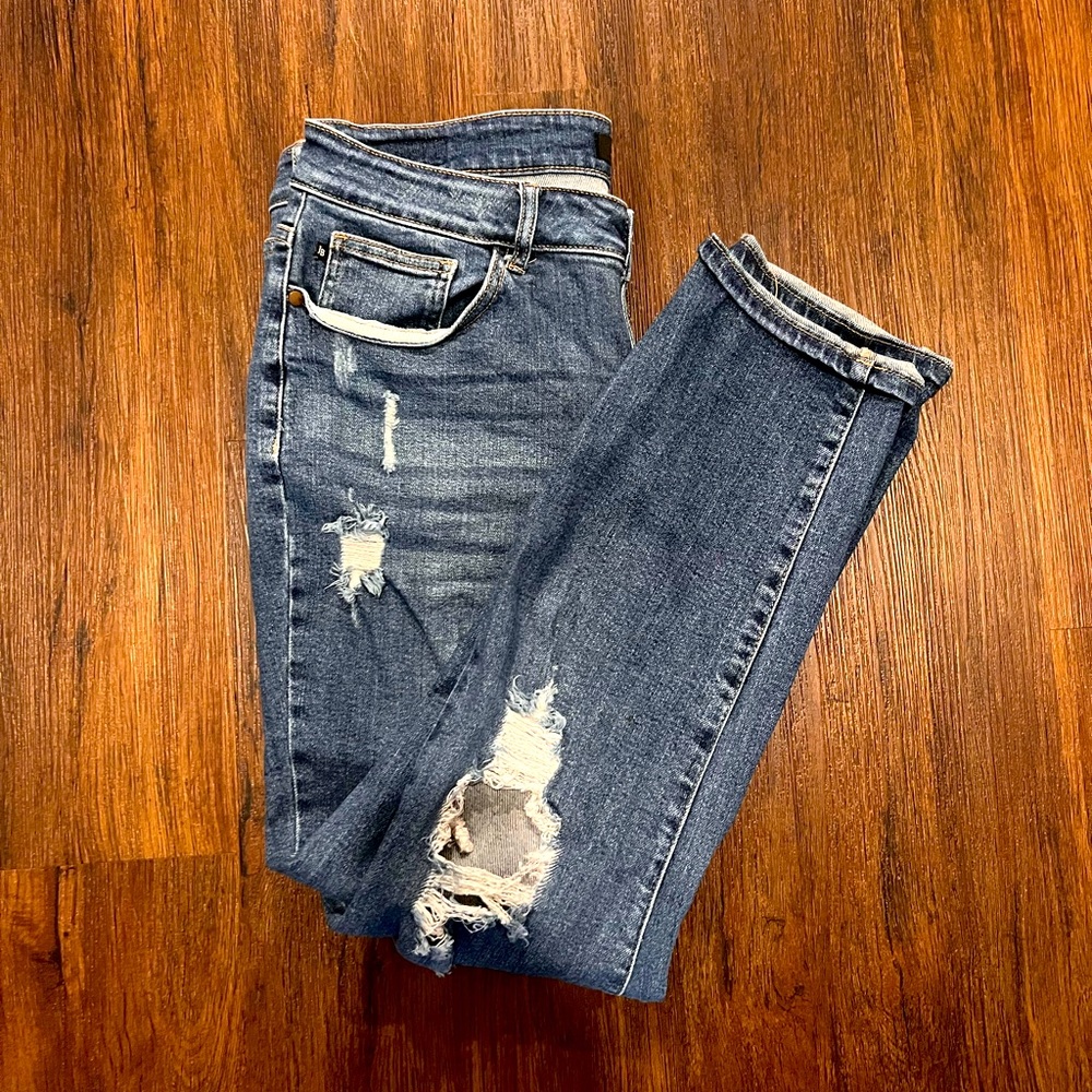 Judy blue skinny jeans distressed